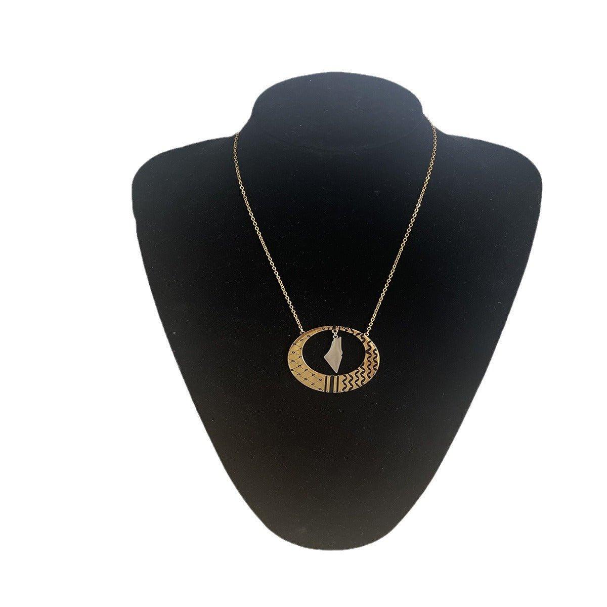 MAC113 Stainless Steel Keffiyeh Necklace - Image 4