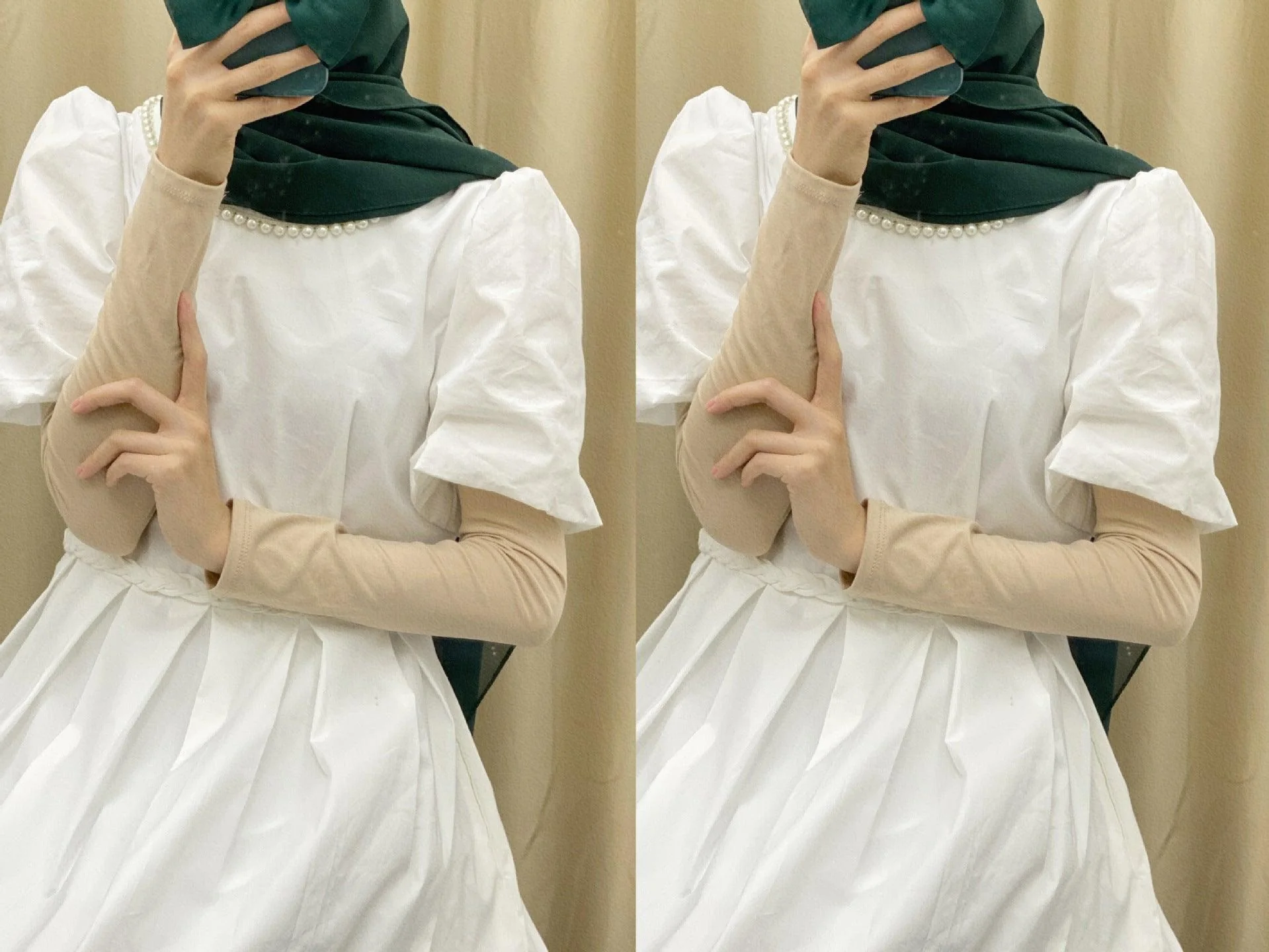 MAC120 Solid Color Modal Cotton Stretch Ice Sleeves - Image 10