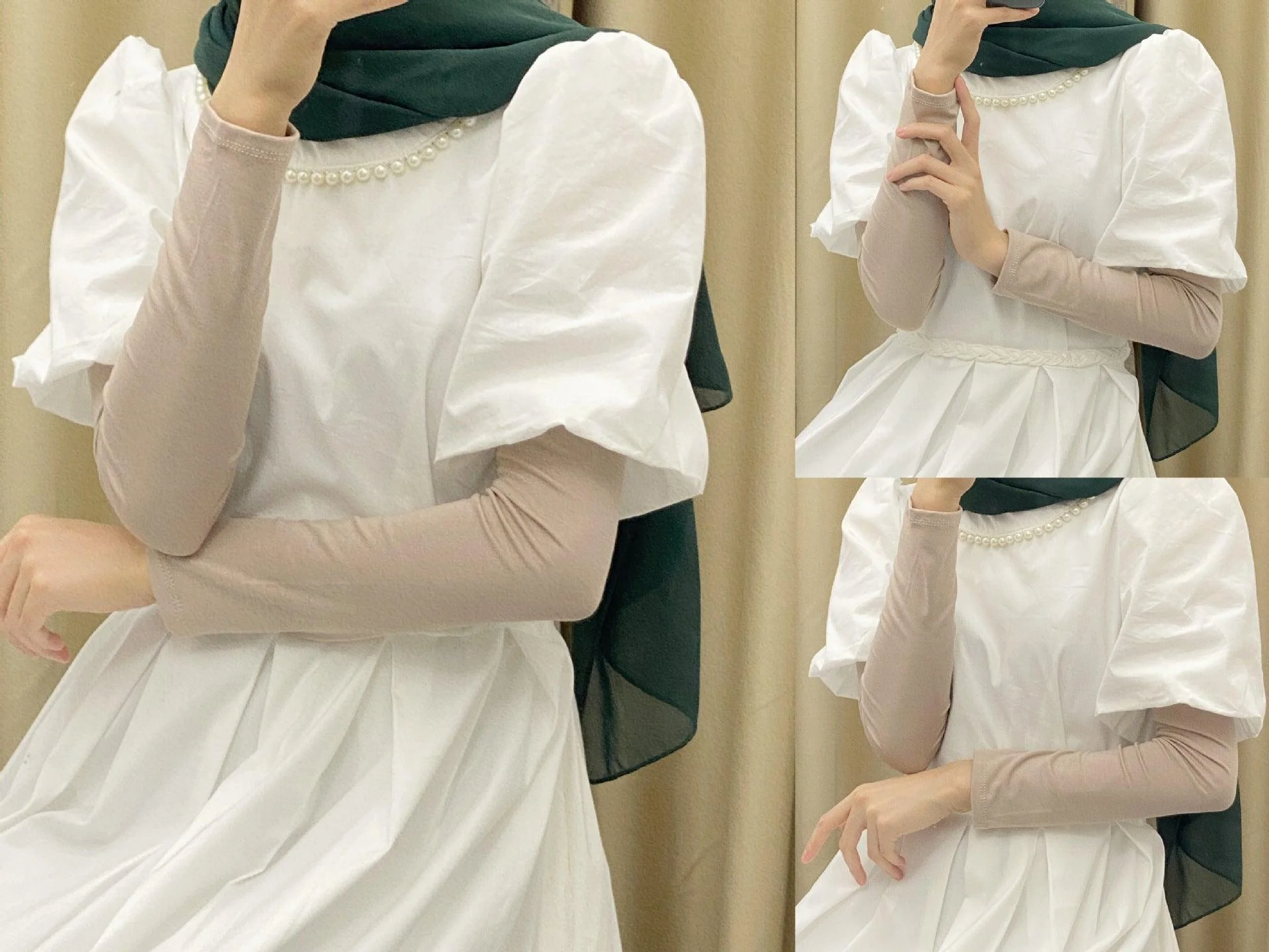 MAC120 Solid Color Modal Cotton Stretch Ice Sleeves - Image 9