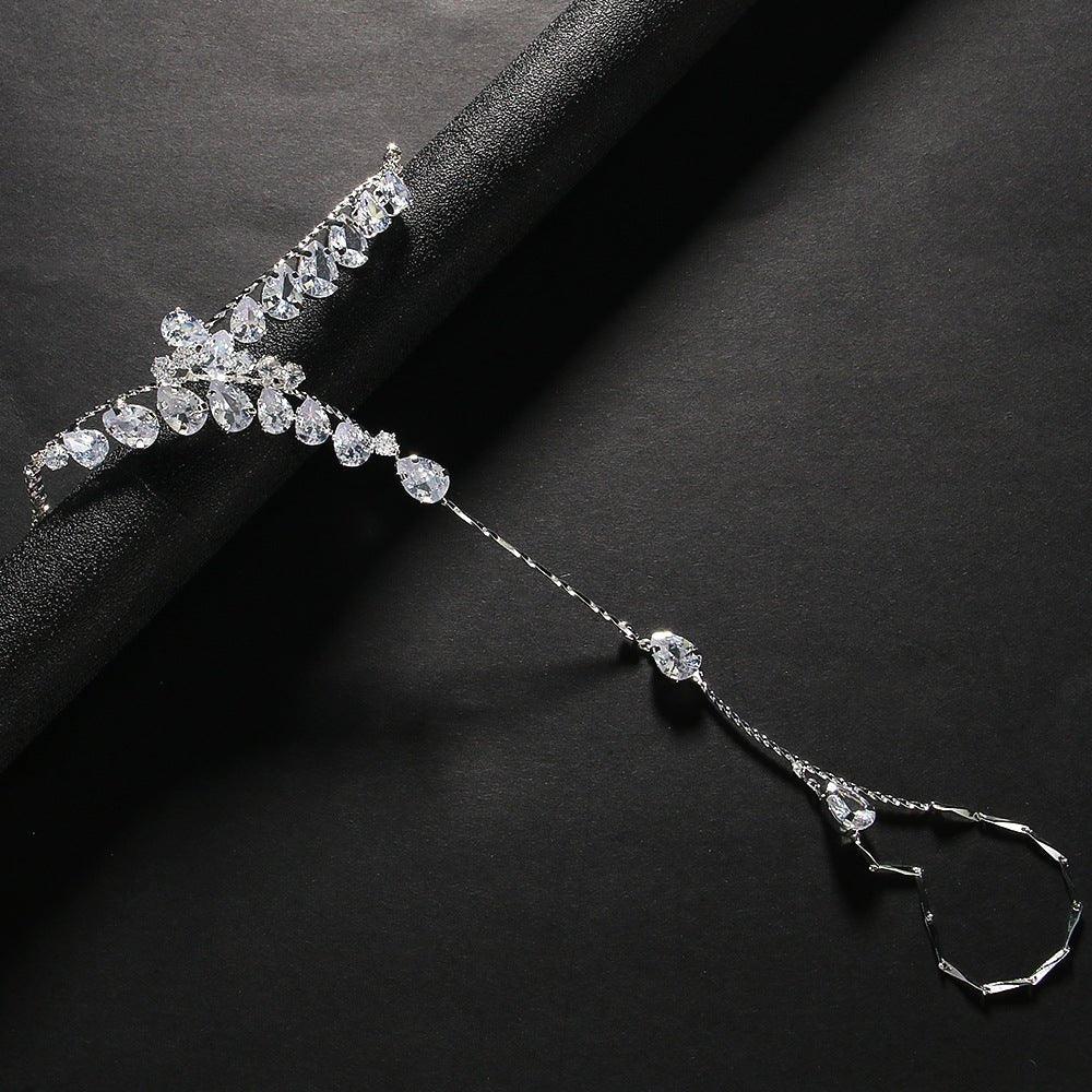 MAC131 Water Drop Zircon High-end Bracelet - Image 2