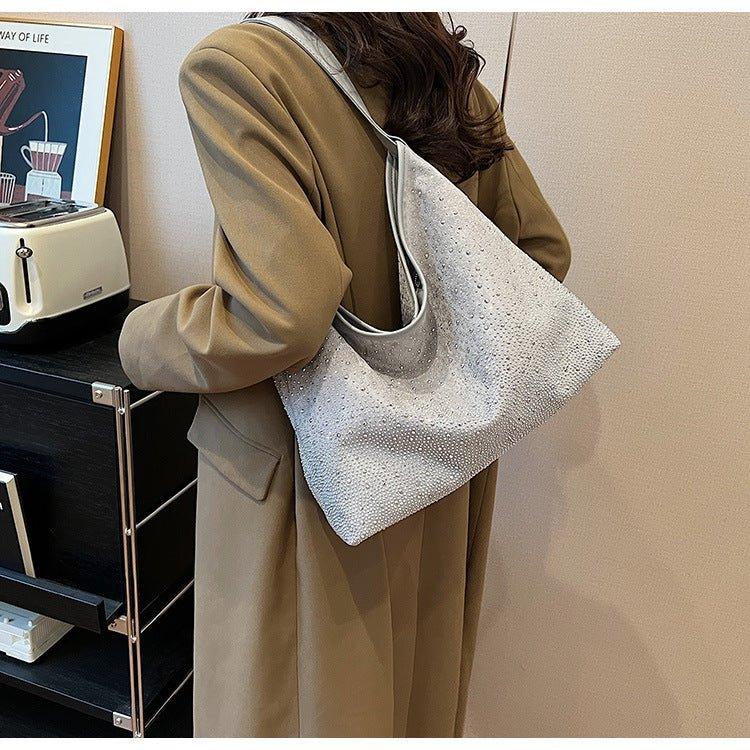 MAC142 Fashionable Bright Diamond Shoulder Tote Bag - Image 11