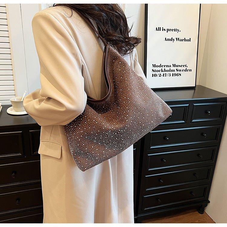 MAC142 Fashionable Bright Diamond Shoulder Tote Bag - Image 12