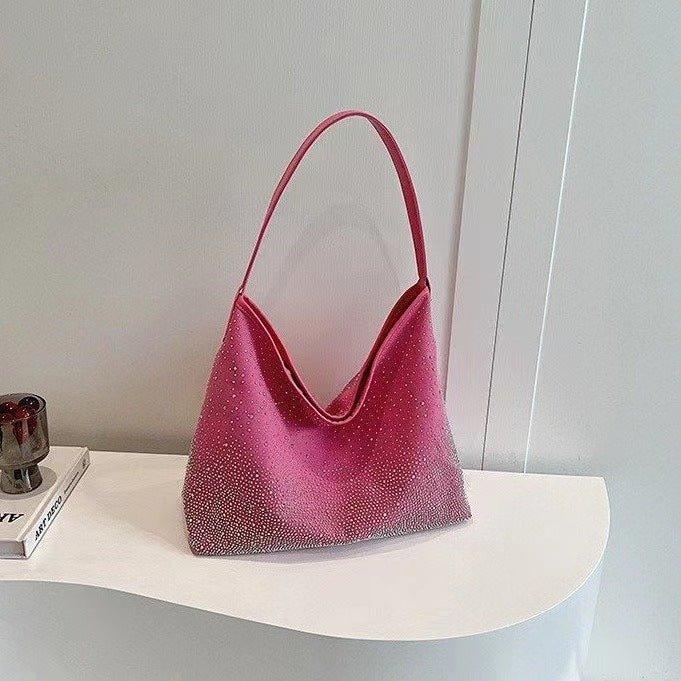 MAC142 Fashionable Bright Diamond Shoulder Tote Bag - Image 7