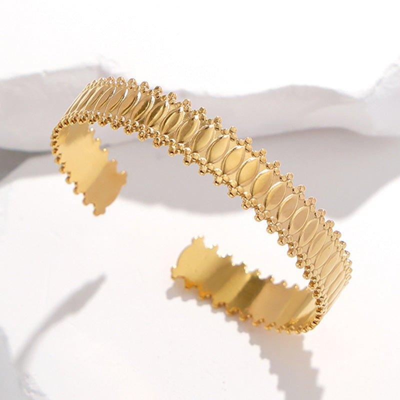 MAC143 Titanium Steel Colorfast Adjustable Bracelet - Image 17