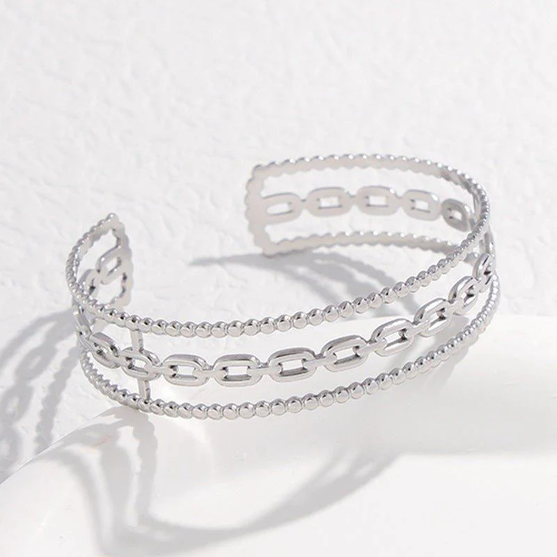 MAC143 Titanium Steel Colorfast Adjustable Bracelet - Image 22