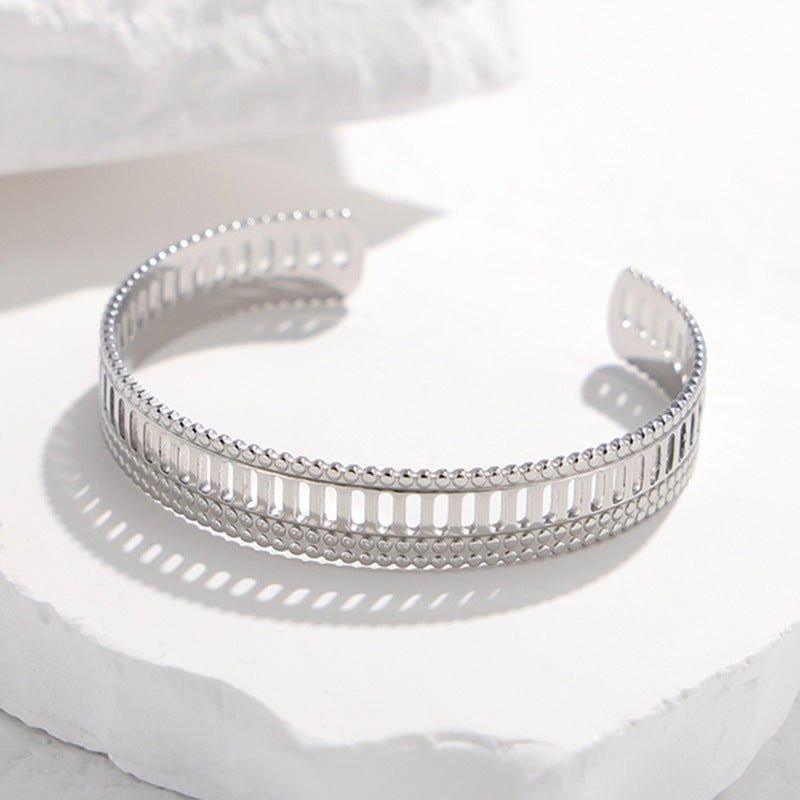 MAC143 Titanium Steel Colorfast Adjustable Bracelet - Image 24