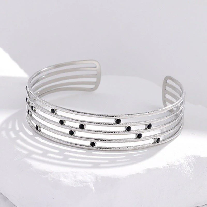 MAC143 Titanium Steel Colorfast Adjustable Bracelet - Image 30