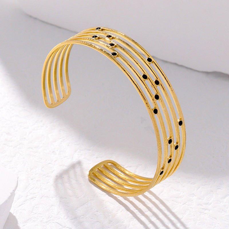 MAC143 Titanium Steel Colorfast Adjustable Bracelet - Image 31