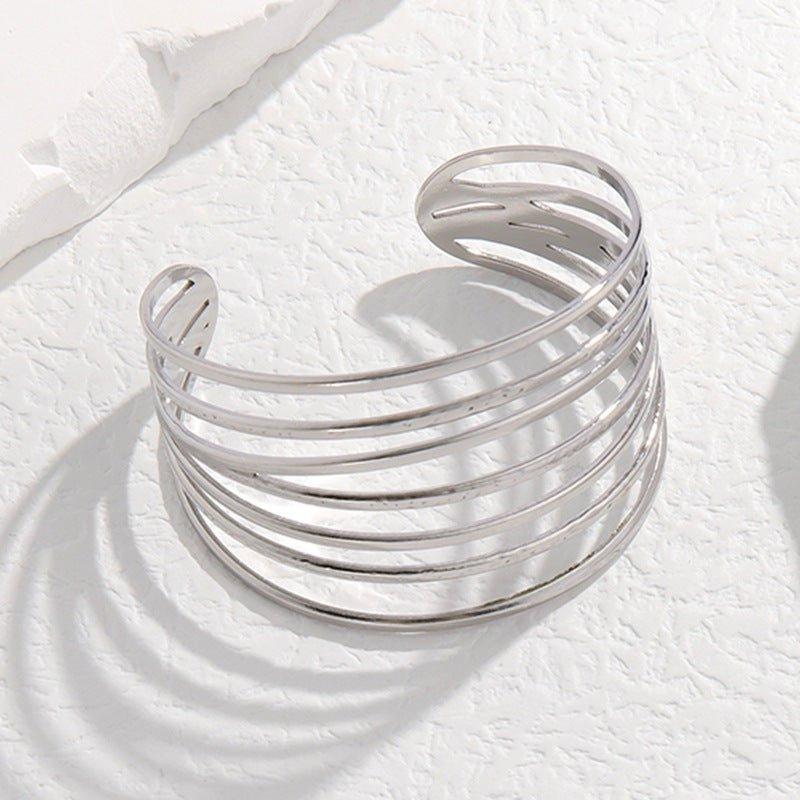 MAC143 Titanium Steel Colorfast Adjustable Bracelet - Image 8