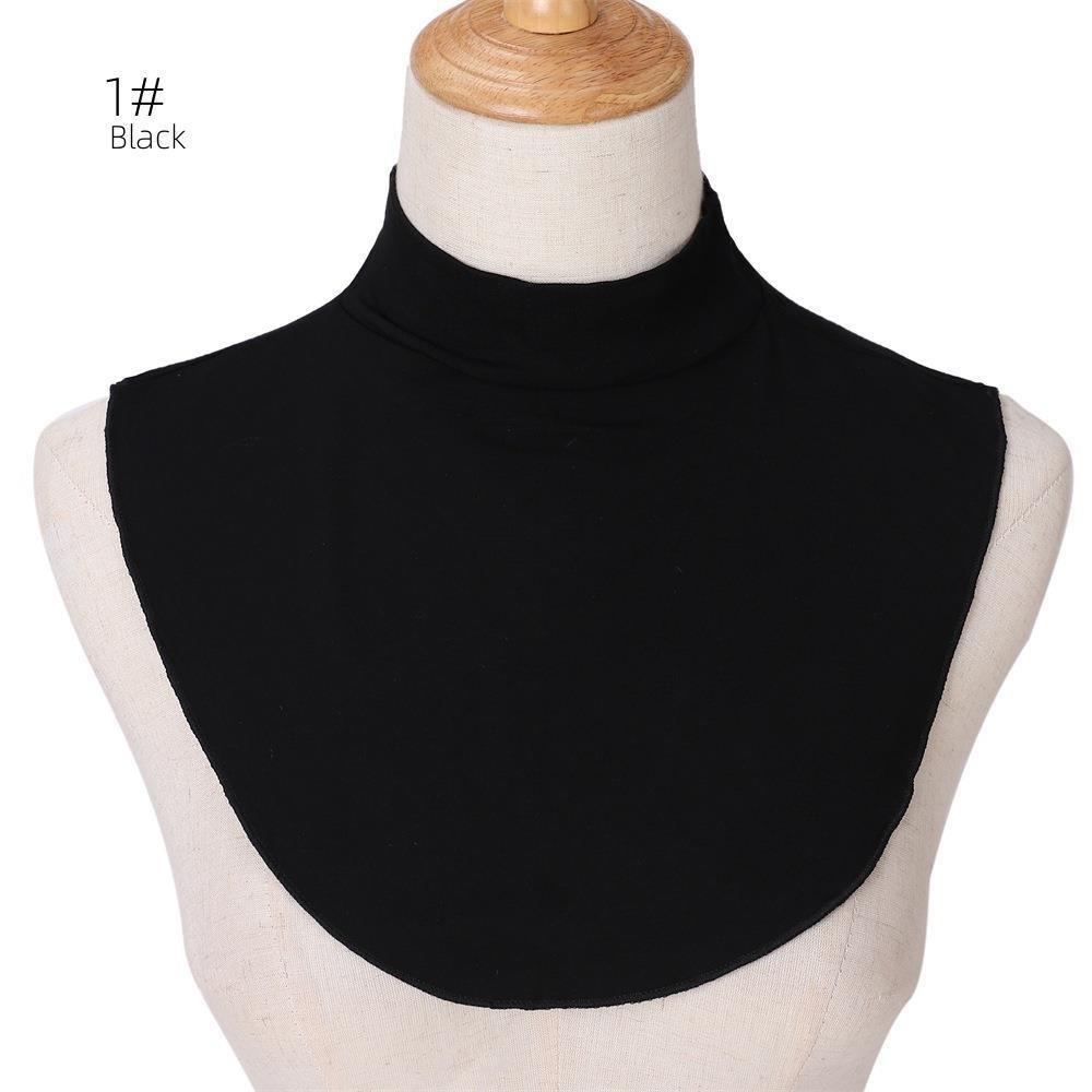 MAC144 Solid Color Modal Cotton Fake Collar Bottoming Collar - Image 5