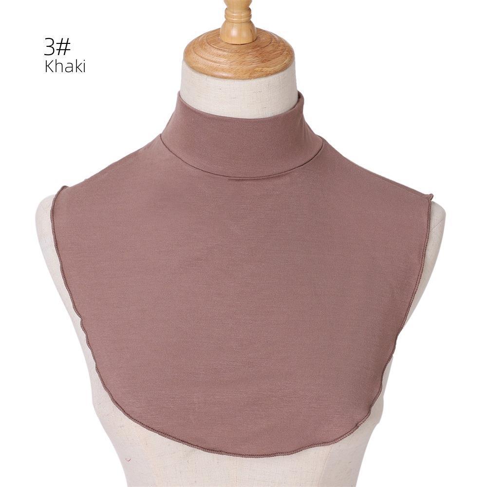 MAC144 Solid Color Modal Cotton Fake Collar Bottoming Collar - Image 7