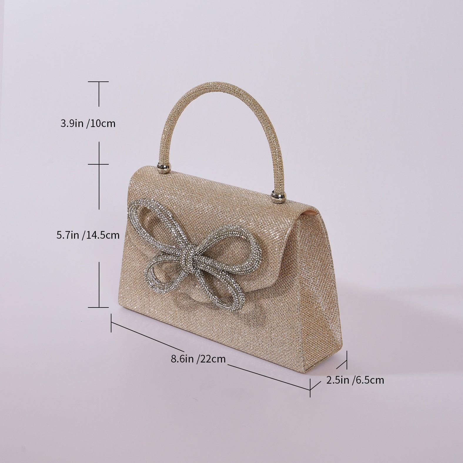 MAC146 Rhinestone Butterfly Evening Bag - Image 4