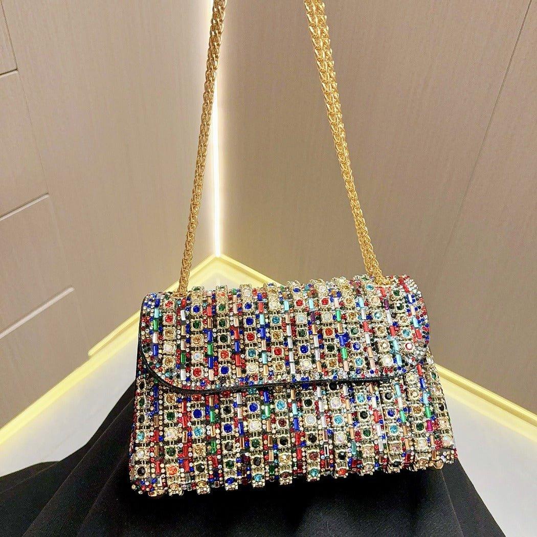MAC148 Diamond Chain Evening Bag - Image 2