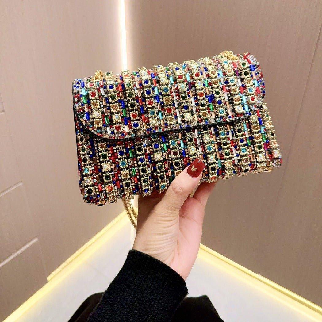 MAC148 Diamond Chain Evening Bag - Image 3