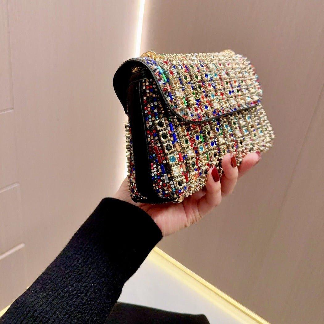 MAC148 Diamond Chain Evening Bag - Image 4