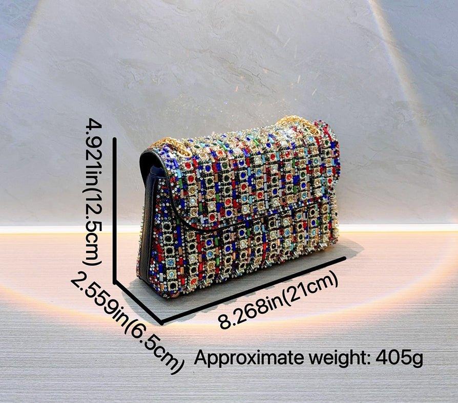 MAC148 Diamond Chain Evening Bag - Image 6