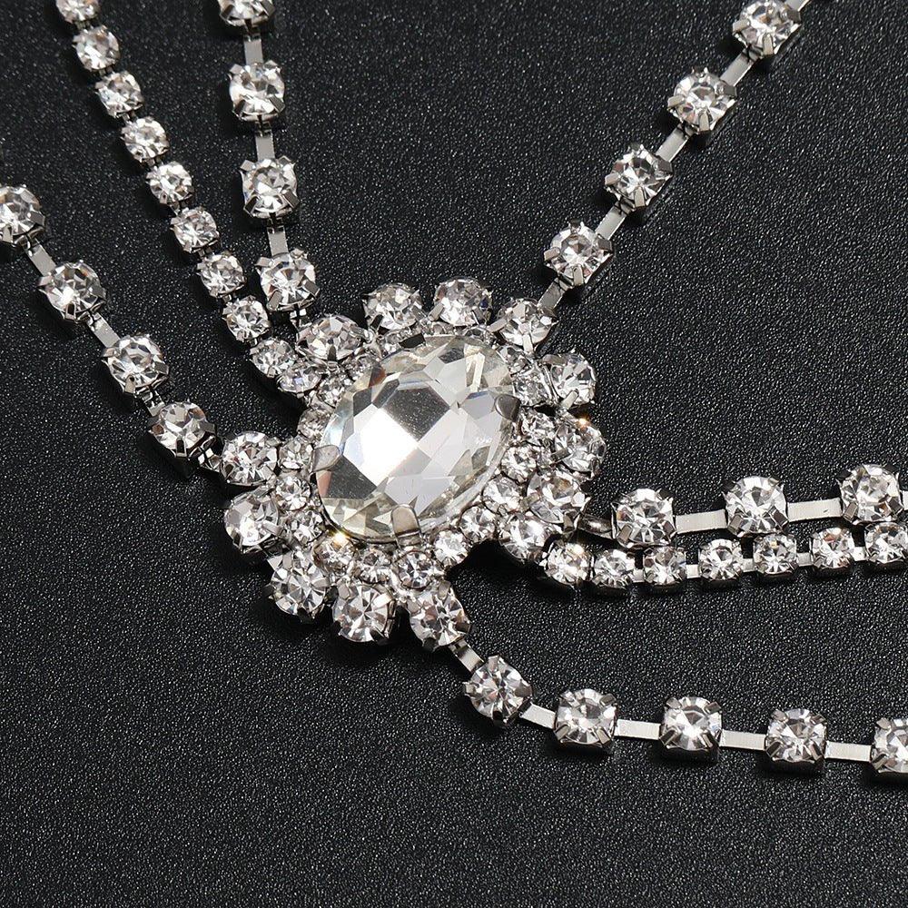 Stylish Multi-layered Rhinestone Tassel Forehead Headpiece(MAC151) - Image 2