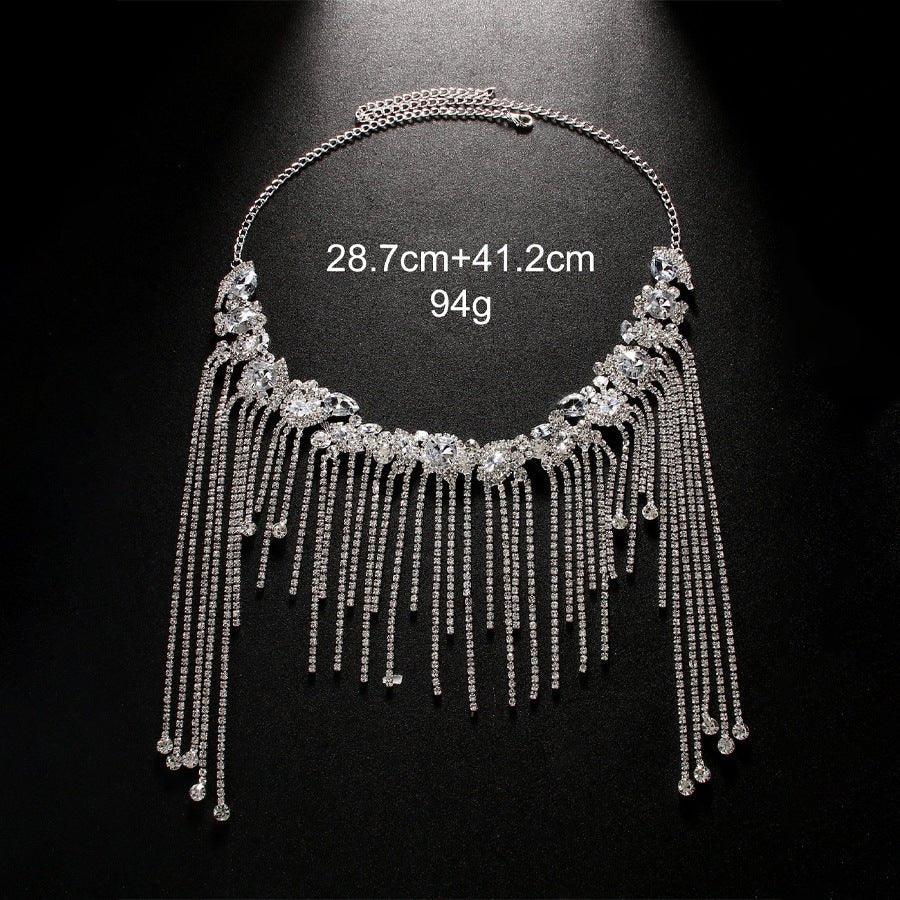MAC152 Rhinestone Fringe Diamond Hair Accessories - Image 2