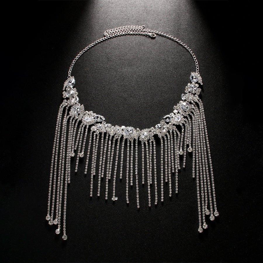 MAC152 Rhinestone Fringe Diamond Hair Accessories - Image 3