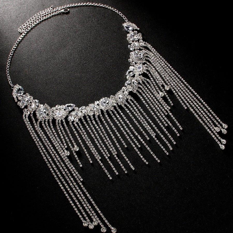 MAC152 Rhinestone Fringe Diamond Hair Accessories - Image 4