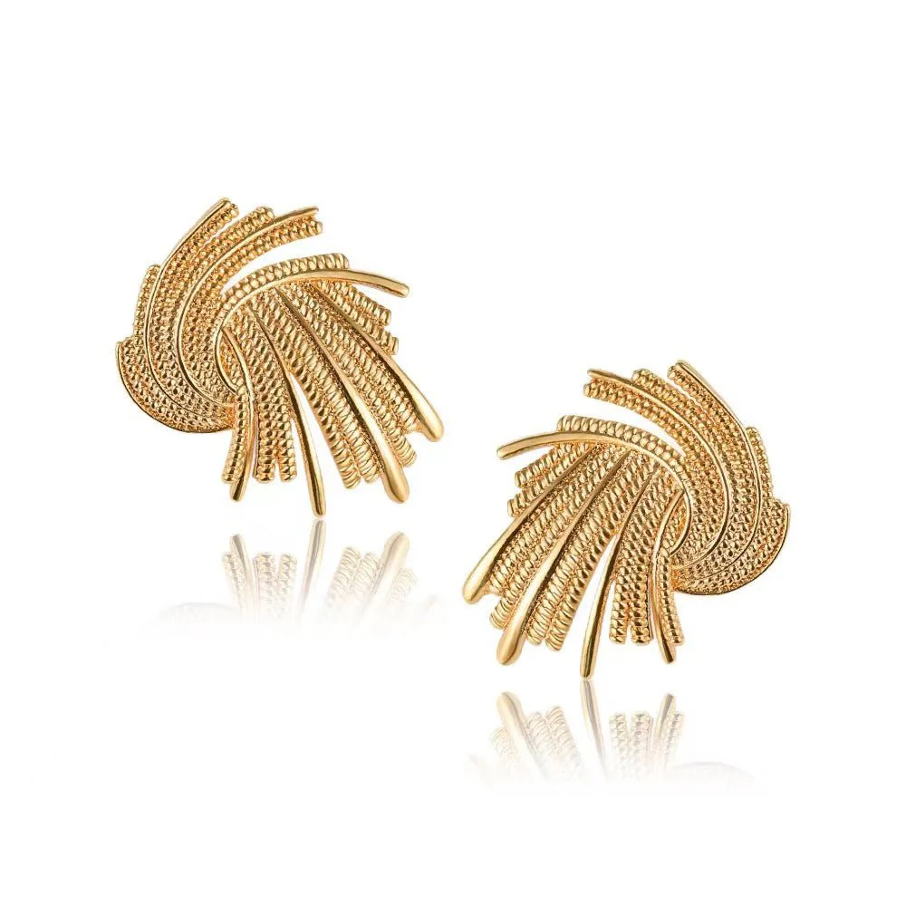 MAC171  High-end And Unique Geometric Metal Earrings - Image 3