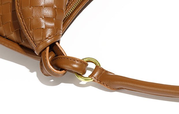 MAC177 Fashionable And Versatile Retro Woven High-end Shoulder Armpit Bag - Image 10