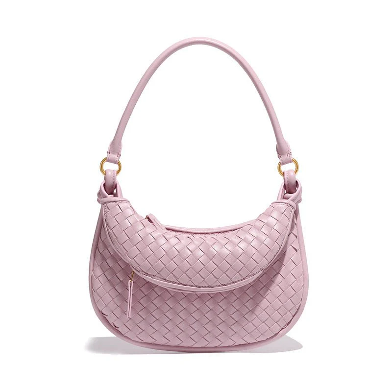 MAC177 Fashionable And Versatile Retro Woven High-end Shoulder Armpit Bag - Image 4