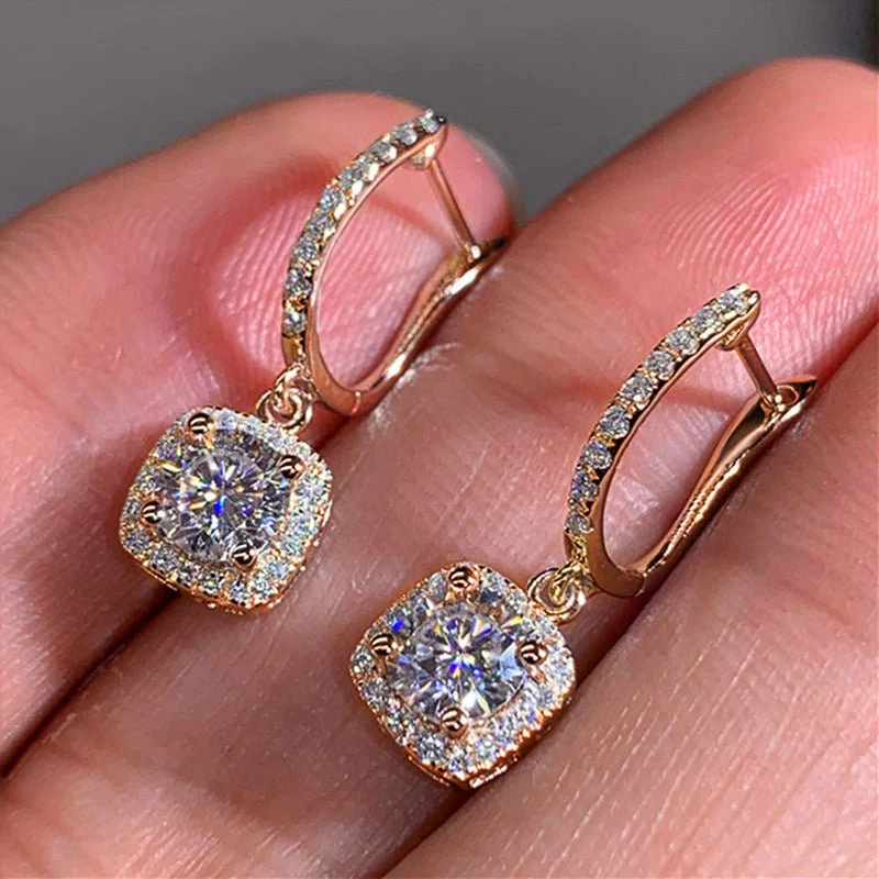 Micropaved Zirconia Versatile Earrings(MAC191) - Image 11