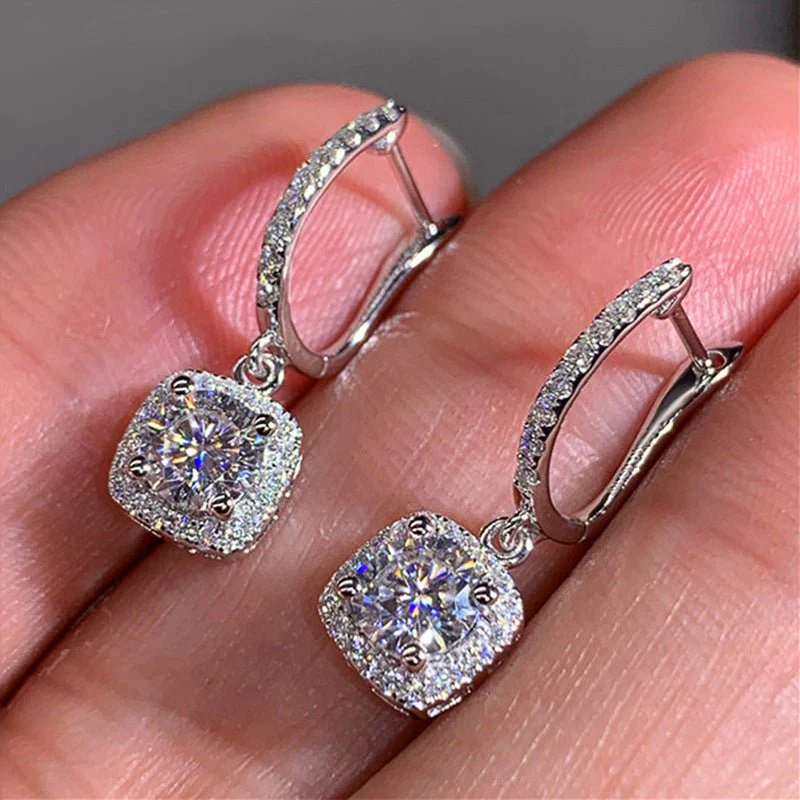 Micropaved Zirconia Versatile Earrings(MAC191) - Image 6