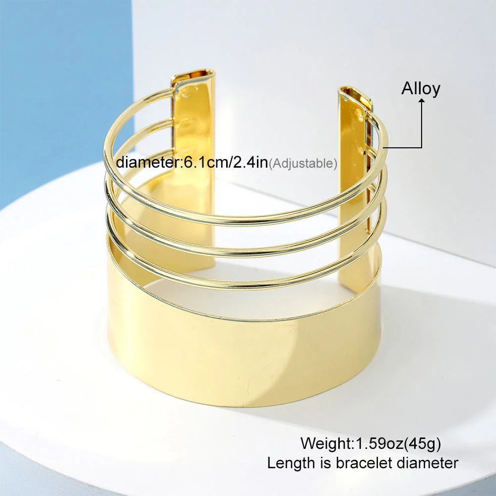 Bohemian Style Exaggerated Alloy Bracelet(MAC205) - Image 2