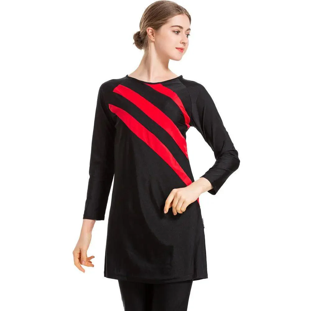 MB004 Muslim Women Swimwear, 3pcs Burkini Modest Swimsuit - Image 6