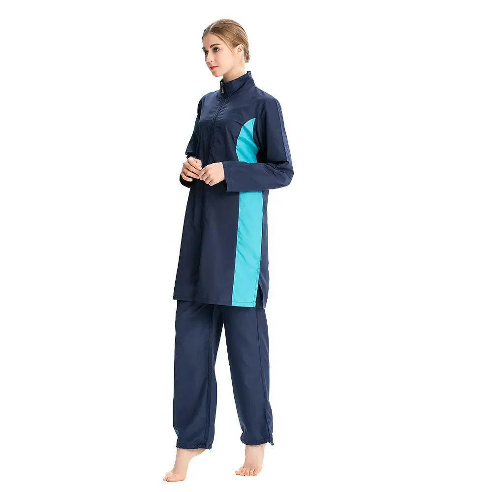 Muslim Women Swimwear, 3pcs Burkini Modest Swimsuit (MB007) - Image 4