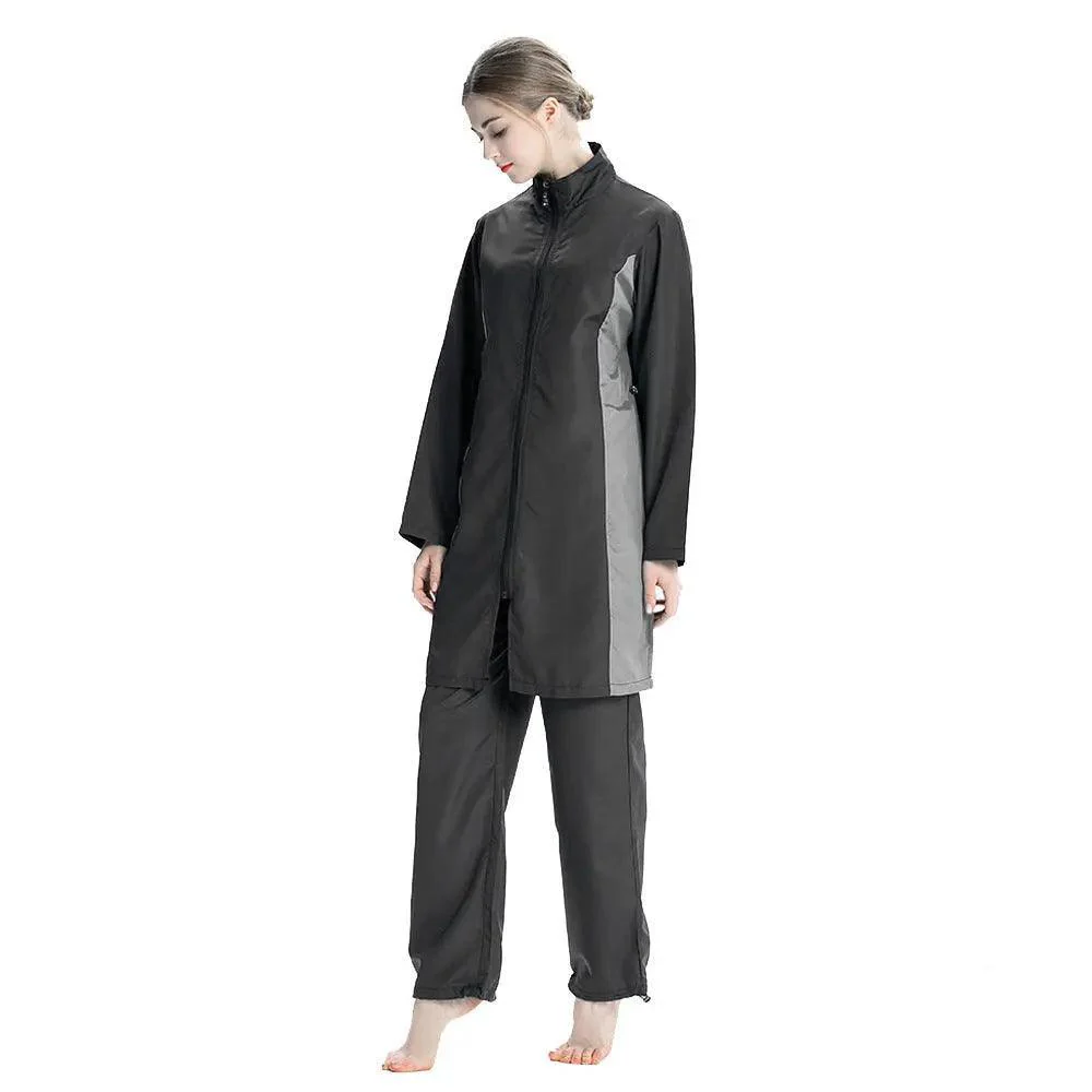 Muslim Women Swimwear, 3pcs Burkini Modest Swimsuit (MB007) - Image 5