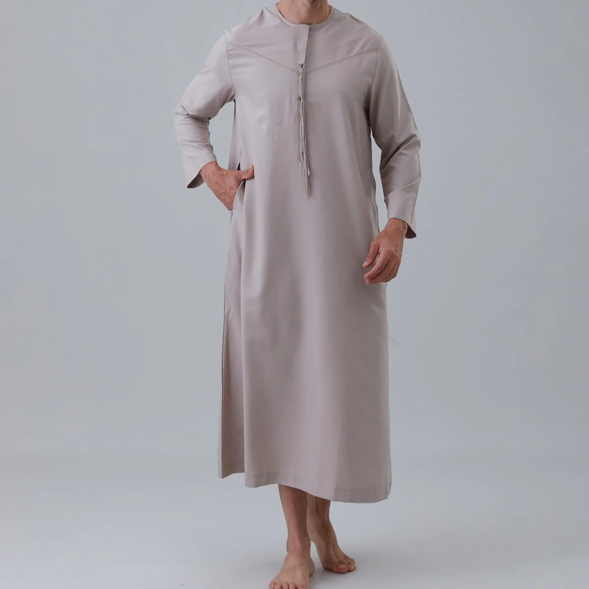 Men's Classic Solid Thobe Collection (MT035) - Image 10