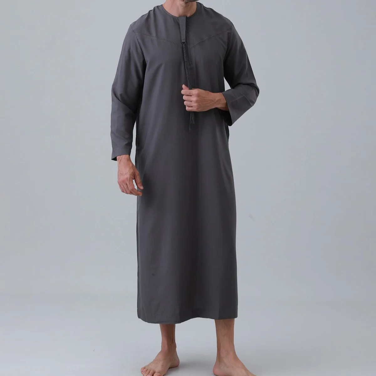 Men's Classic Solid Thobe Collection (MT035) - Image 14