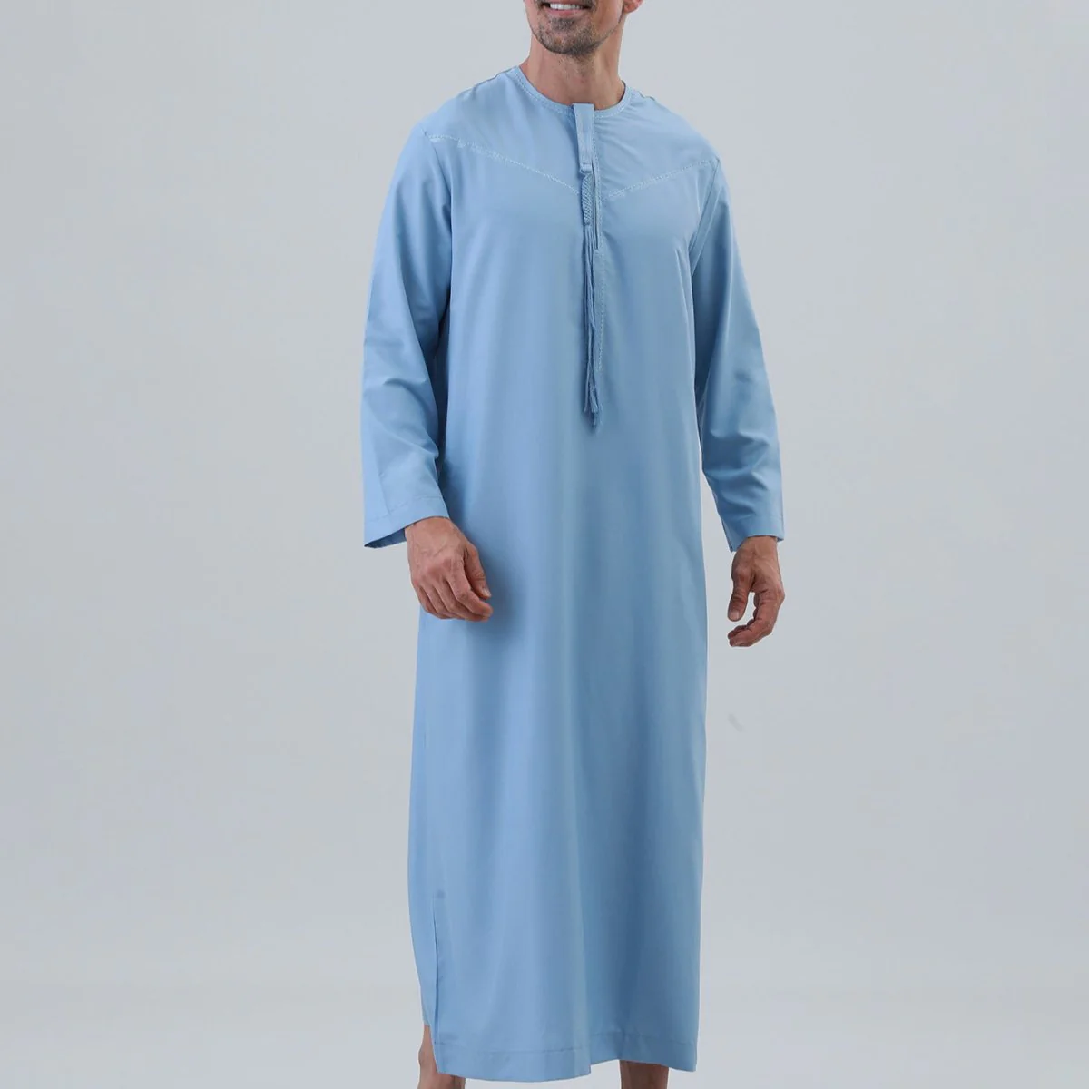 Men's Classic Solid Thobe Collection (MT035) - Image 17