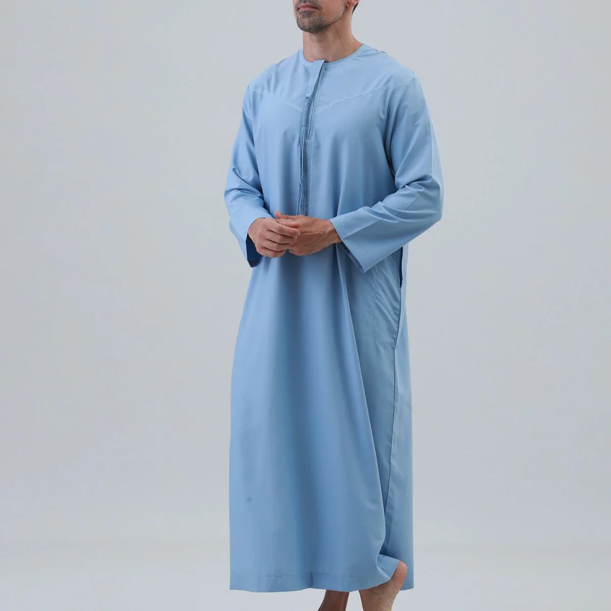 Men's Classic Solid Thobe Collection (MT035) - Image 19