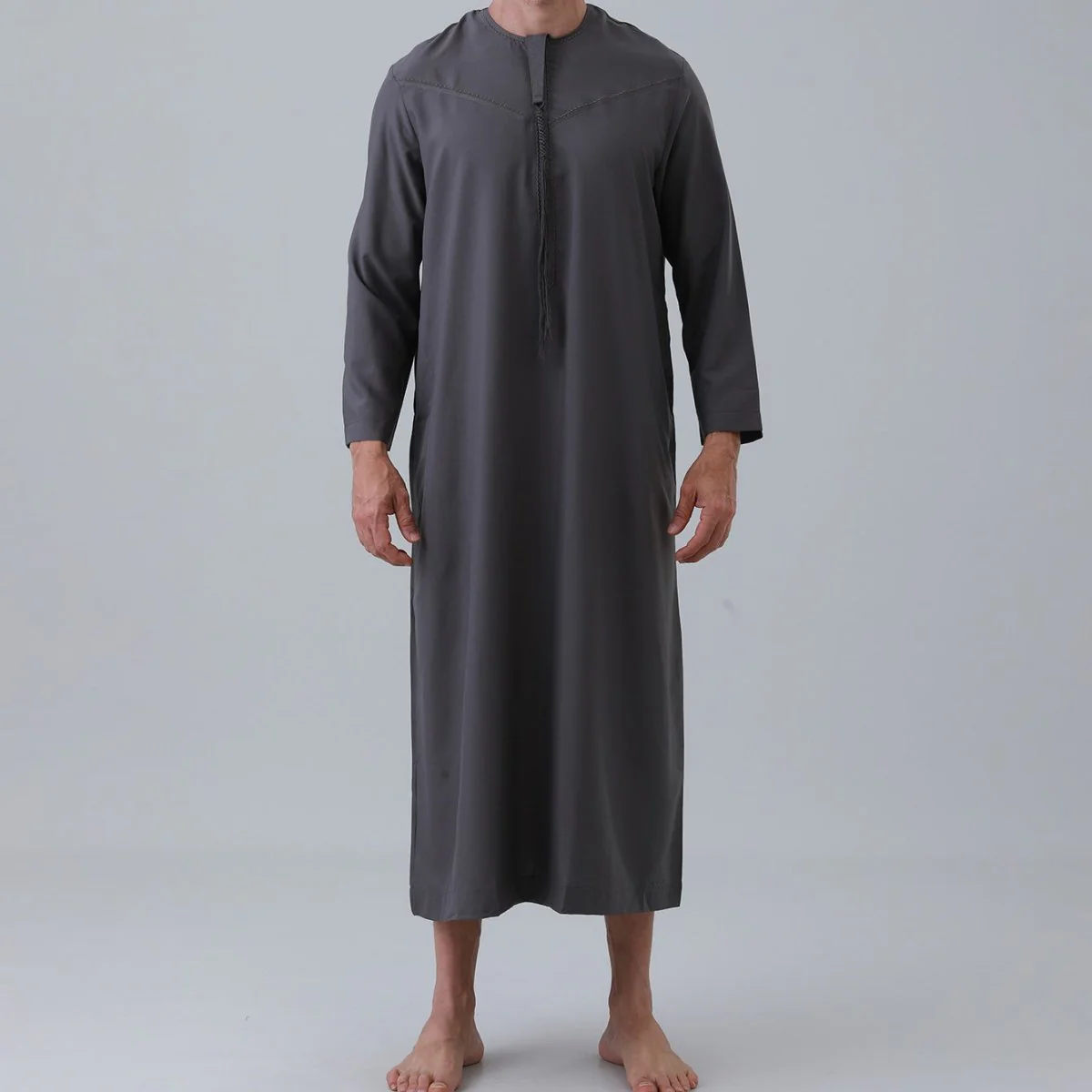Men's Classic Solid Thobe Collection (MT035) - Image 4