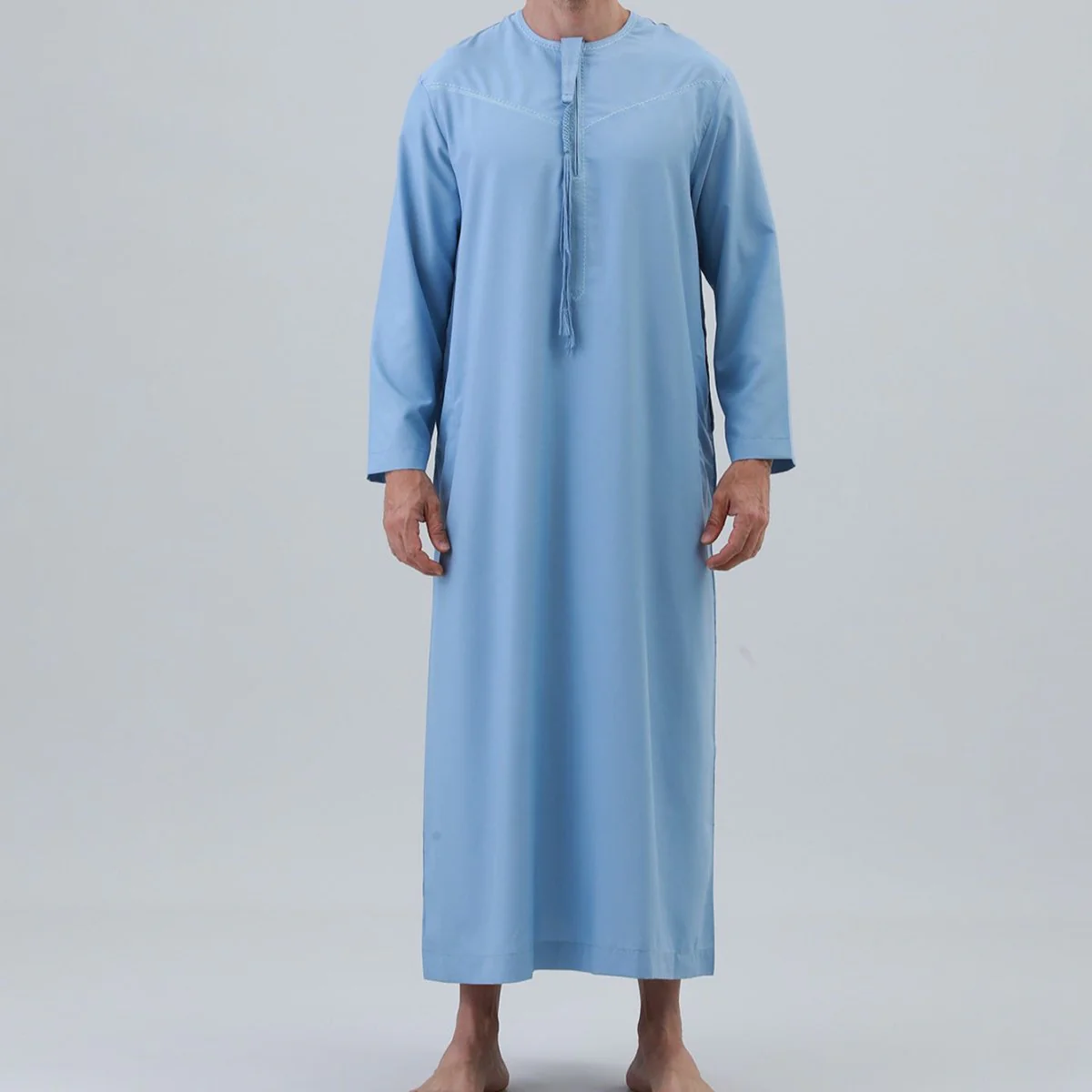 Men's Classic Solid Thobe Collection (MT035) - Image 5