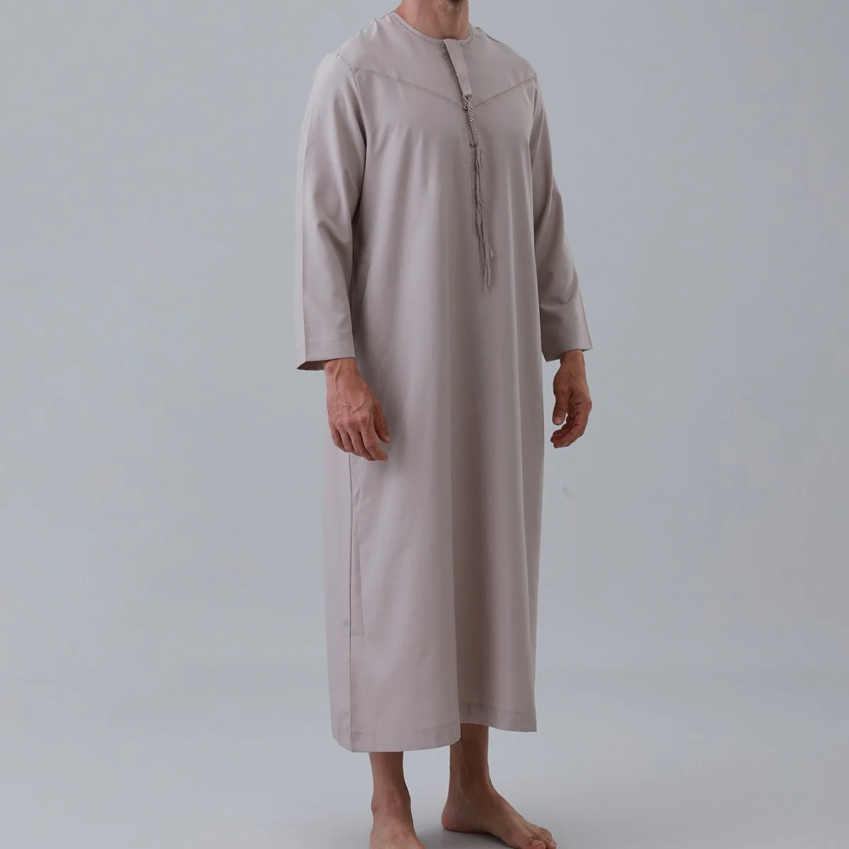 Men's Classic Solid Thobe Collection (MT035) - Image 9