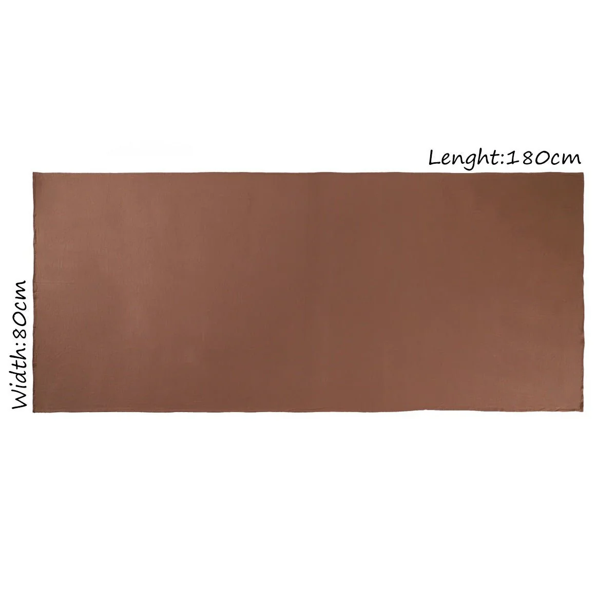 Mercerized Cotton Hijab Scarf - Breathable & Soft Modal Edge Wrap (MH126) - Image 5