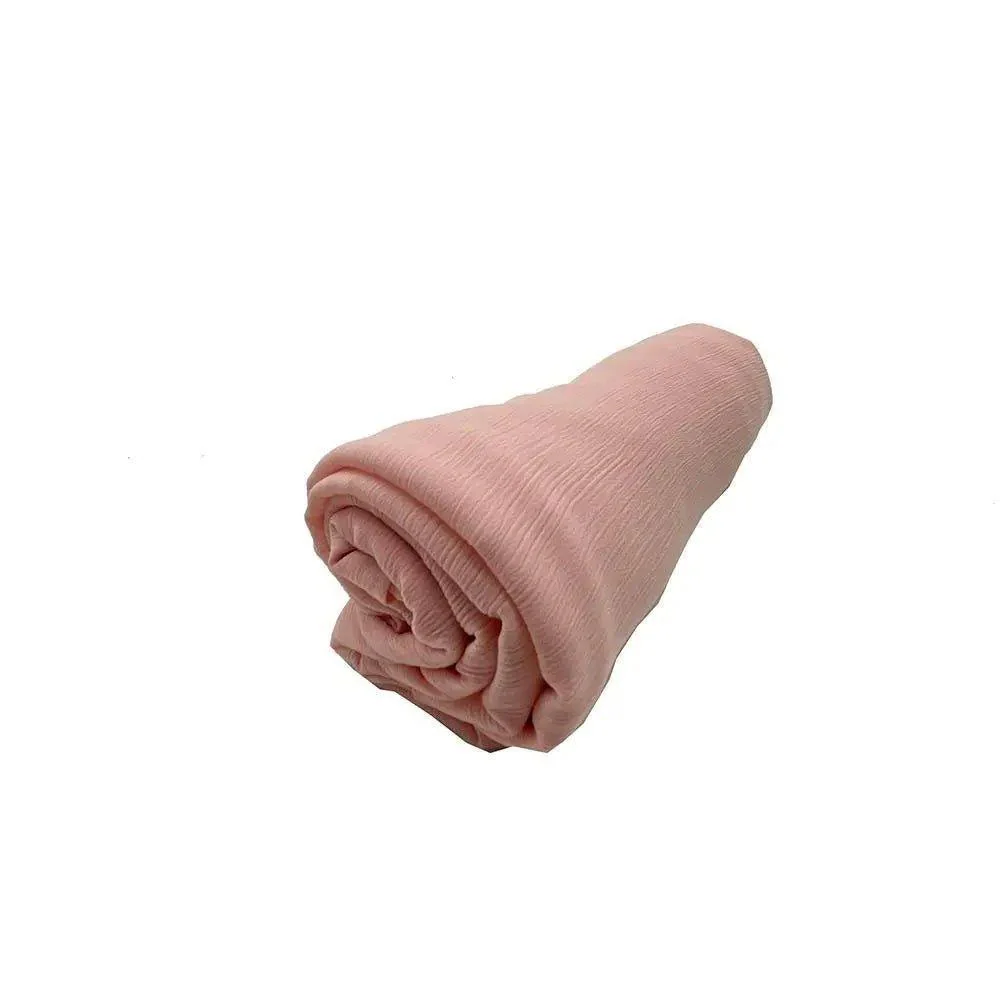 Crepe Scarf Crinkle Chiffon Hijab for Women Shawls Ripple Pleated (MH003) - Image 17