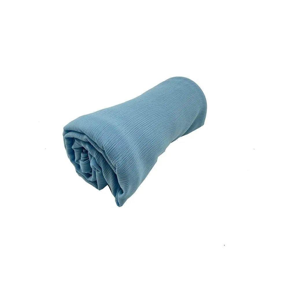 Crepe Scarf Crinkle Chiffon Hijab for Women Shawls Ripple Pleated (MH003) - Image 33