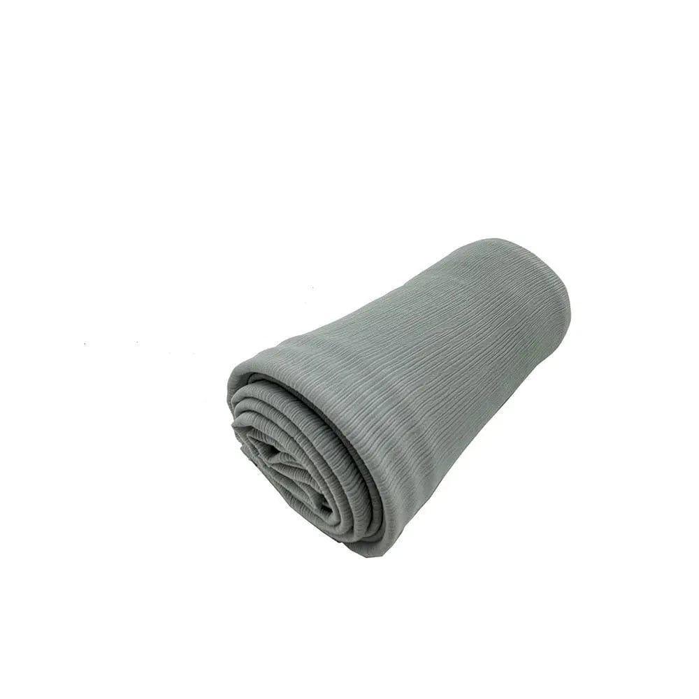 Crepe Scarf Crinkle Chiffon Hijab for Women Shawls Ripple Pleated (MH003) - Image 38