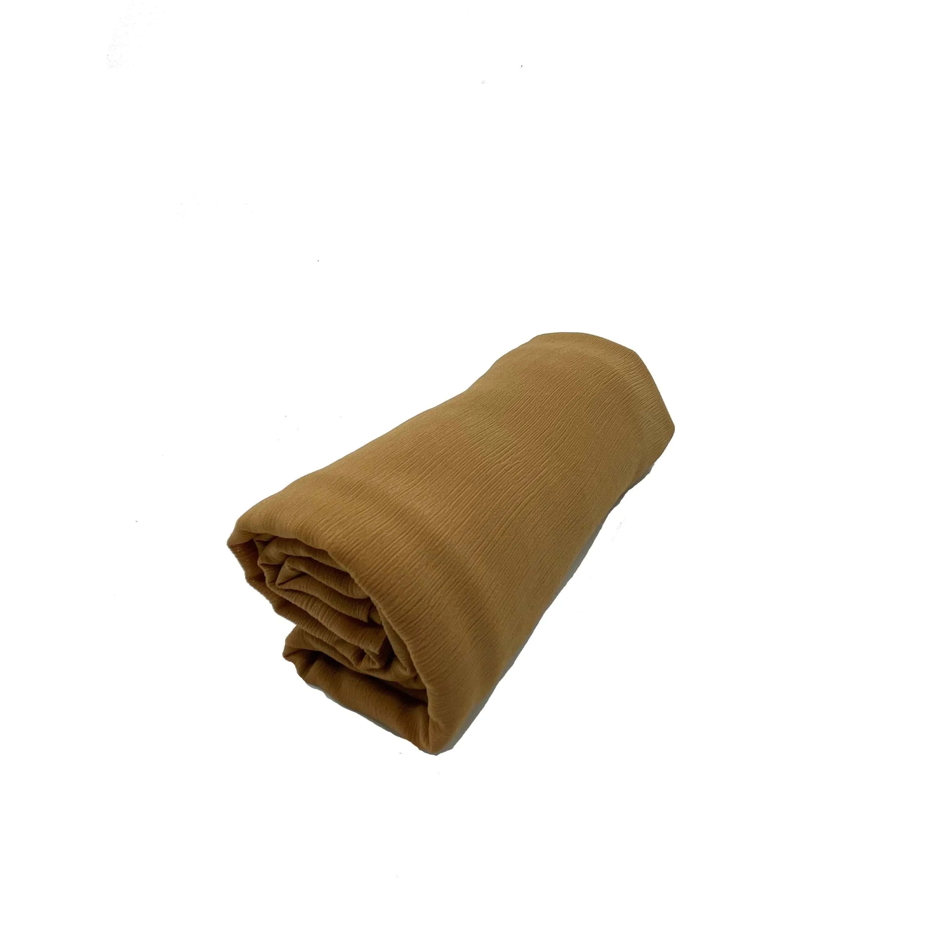 Crepe Scarf Crinkle Chiffon Hijab for Women Shawls Ripple Pleated (MH003) - Image 41