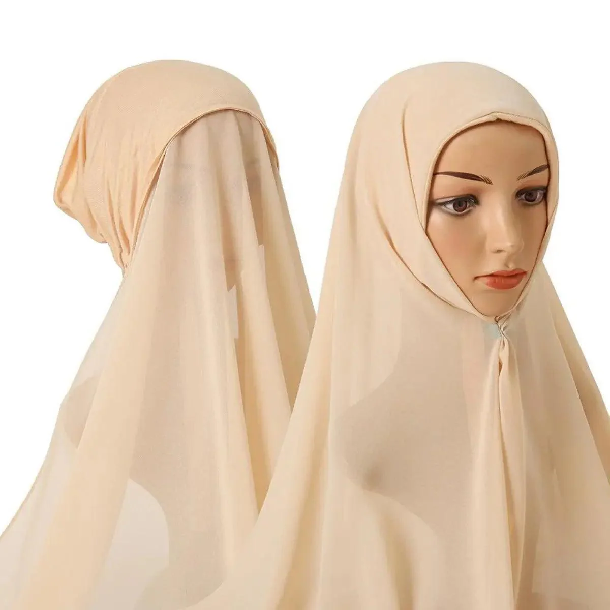 Chiffon Instant Hijab with Modal Undercap (MH004) - Image 17