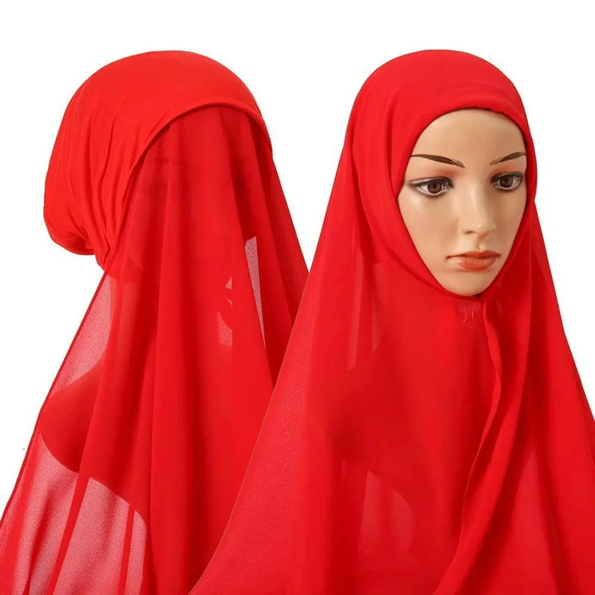 Chiffon Instant Hijab with Modal Undercap (MH004) - Image 20