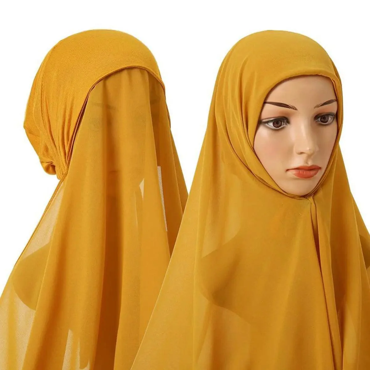 Chiffon Instant Hijab with Modal Undercap (MH004) - Image 22