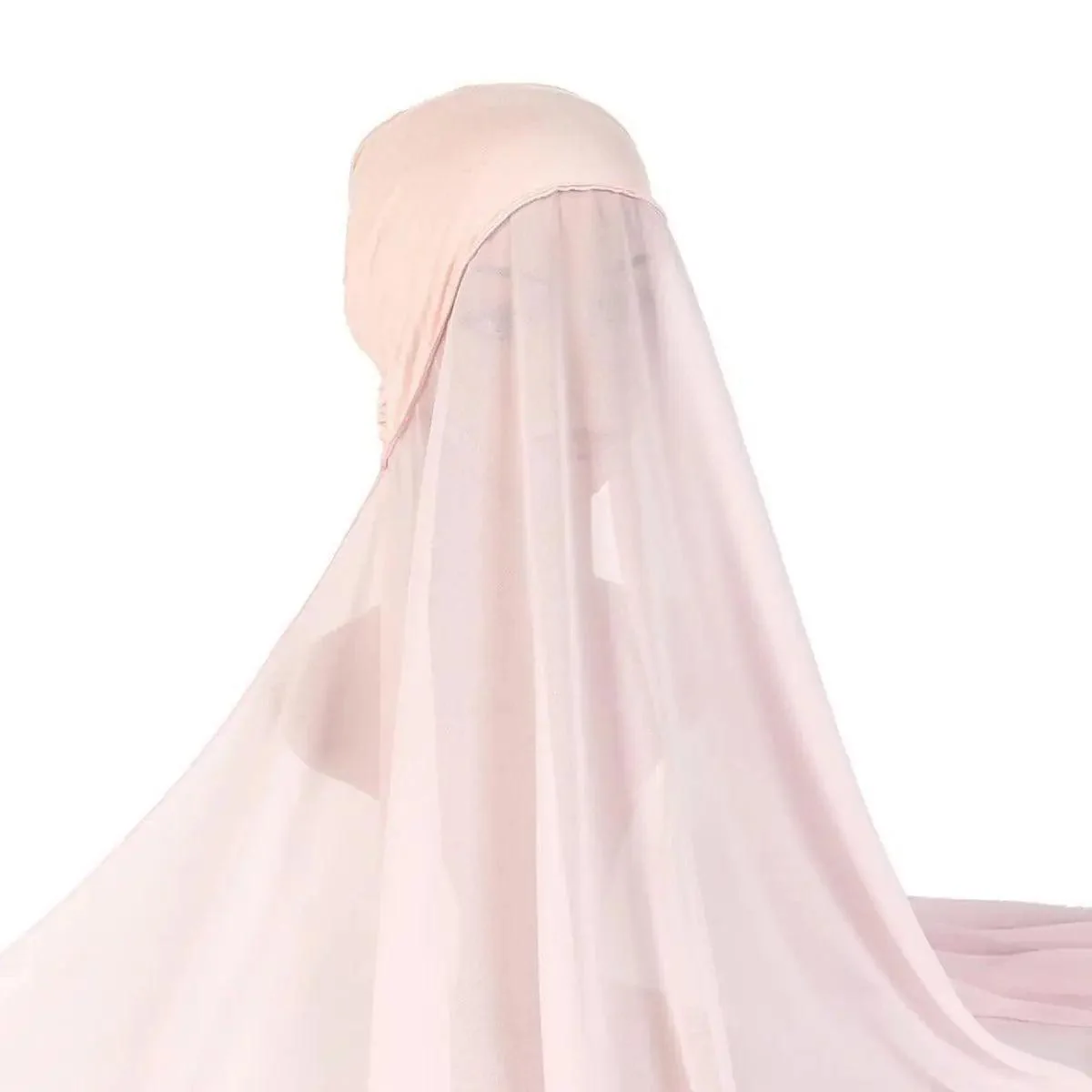 Chiffon Instant Hijab with Modal Undercap (MH004) - Image 5