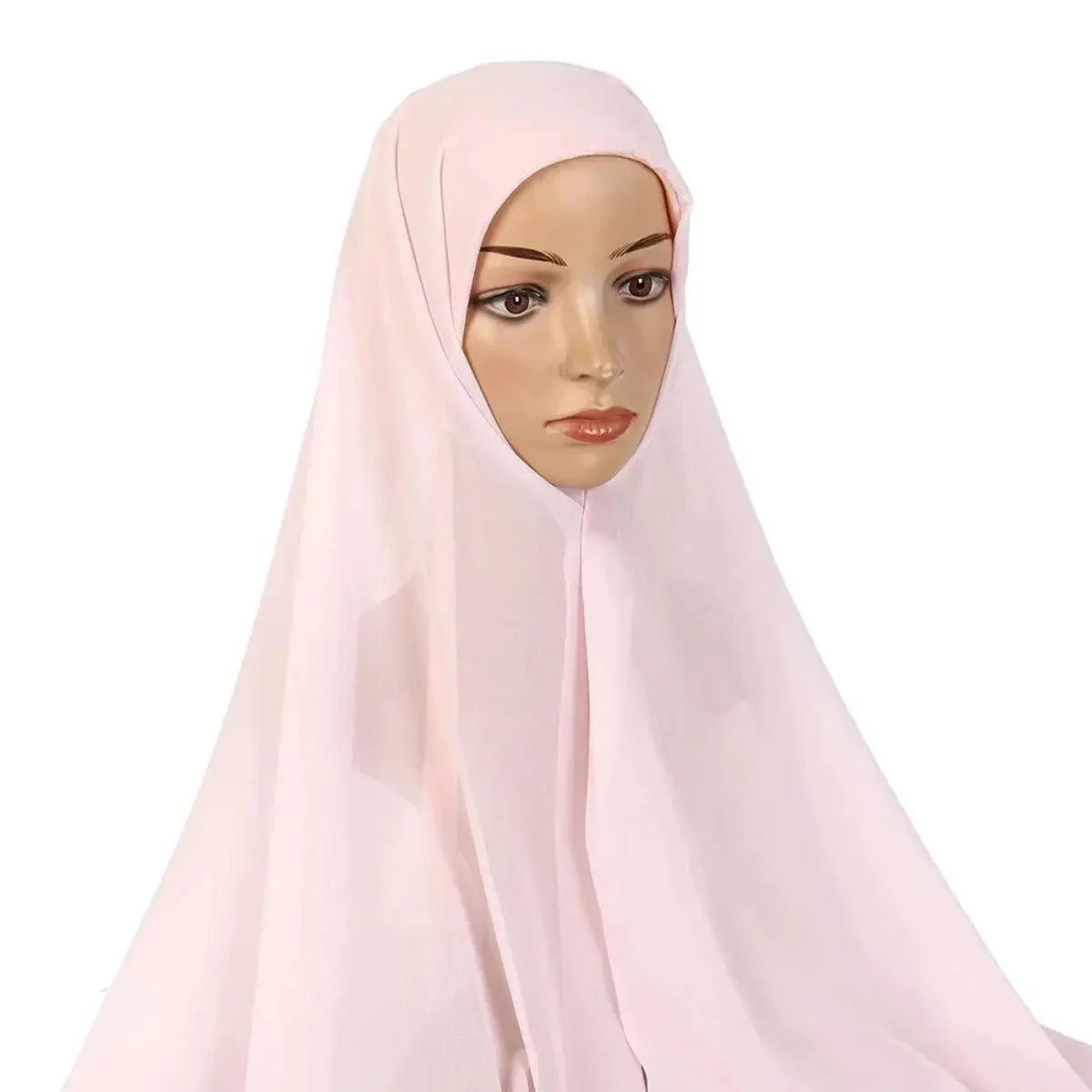 Chiffon Instant Hijab with Modal Undercap (MH004) - Image 6
